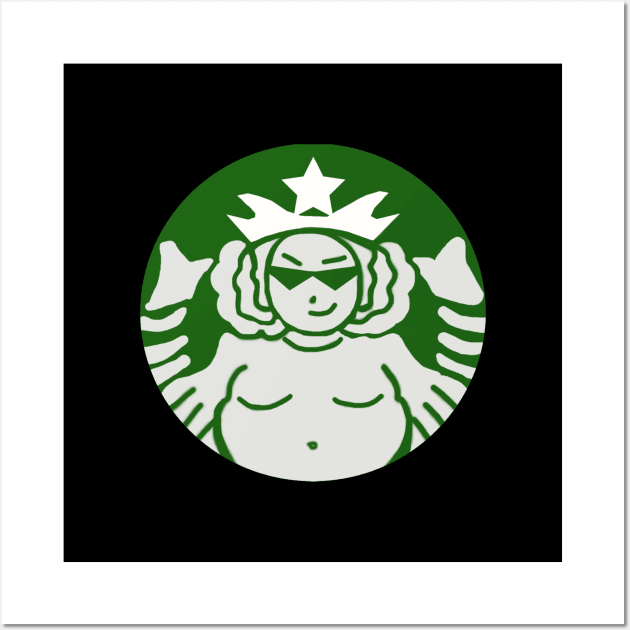 Mieruku-chan "Steabucks" Wall Art by Lukasking Tees